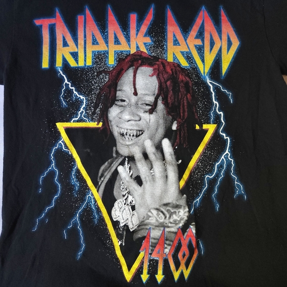 Trippie Redd 1400 American Thunder Mens S Official Merch Hip Hop Graphic T-Shirt - Picture 1 of 3